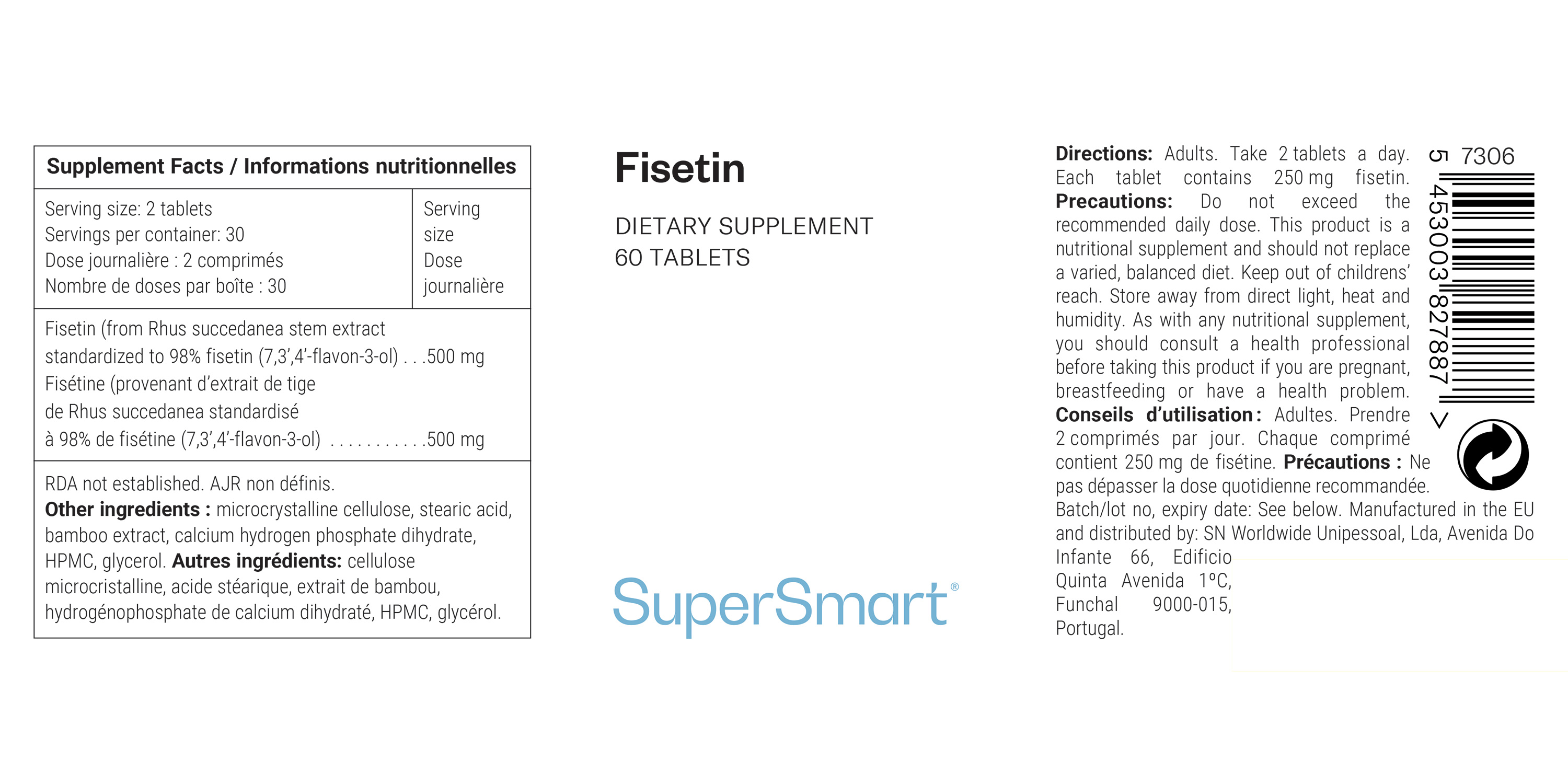 Fisetin 500 mg