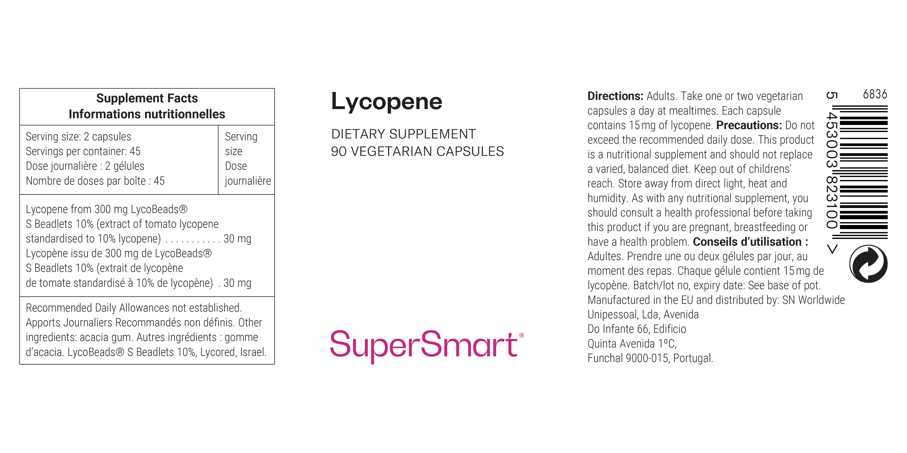 Complément Alimentaire de Lycopène
