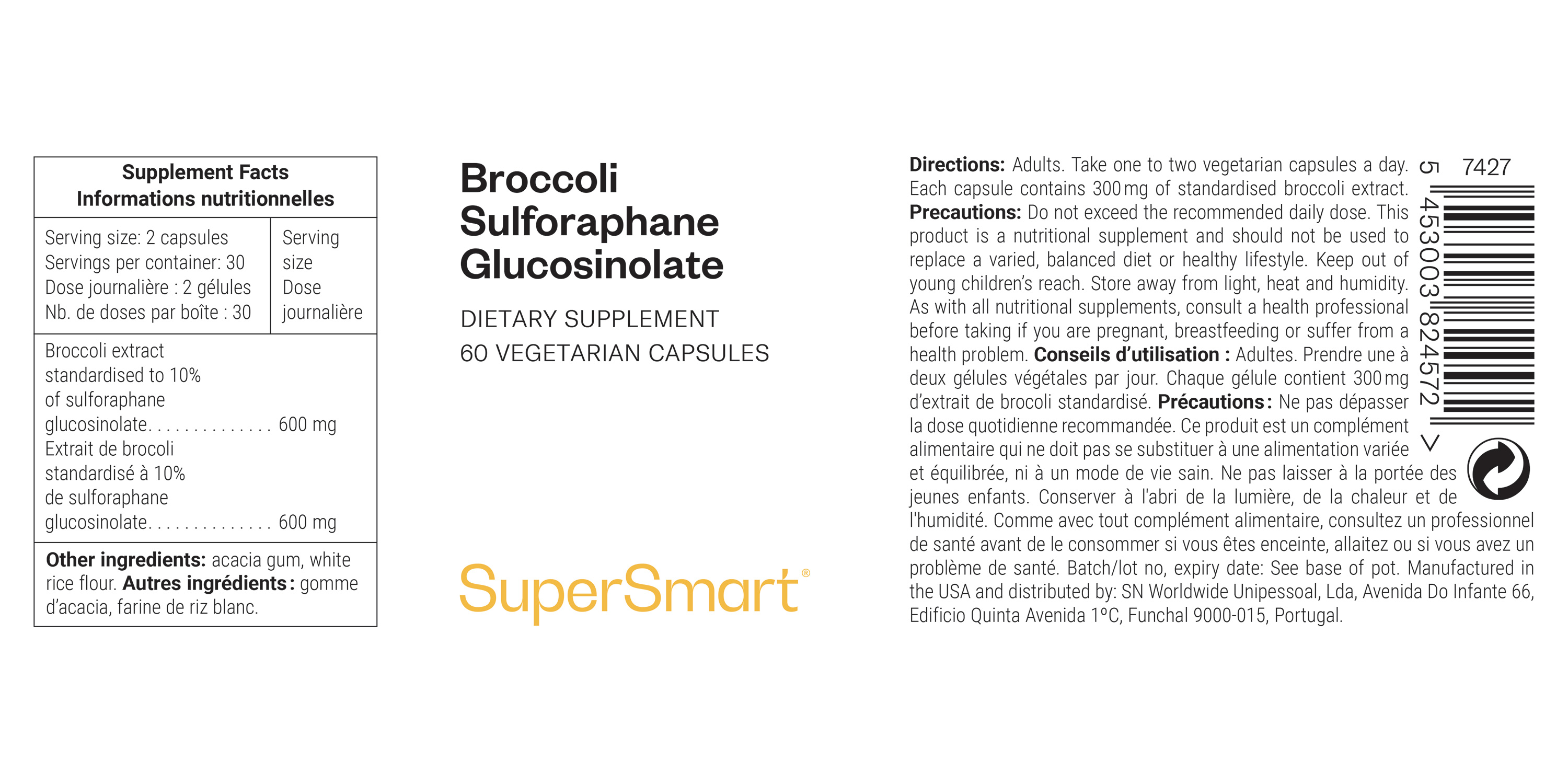 Broccoli Sulforaphane Glucosinolate
