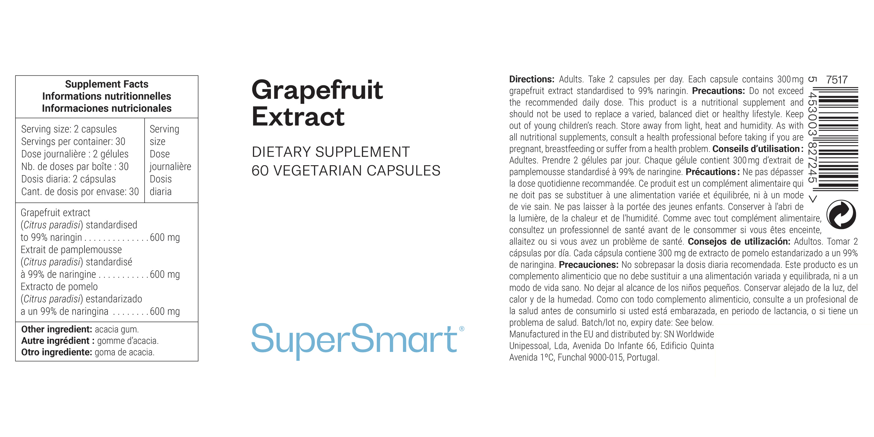Complément Grapefruit Extract