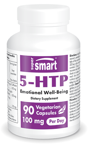 Complemento alimenticio 5-HTP, contribuye al bienestar emocional