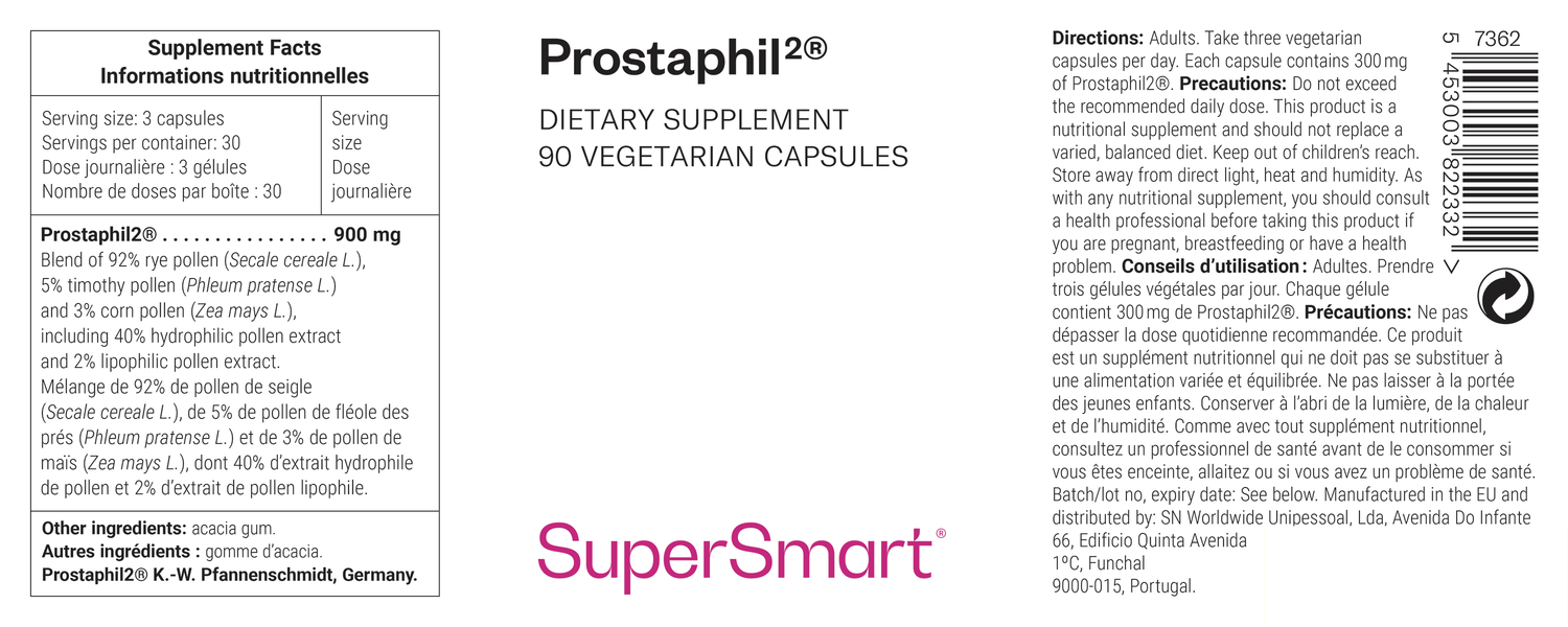 Prostaphil 2 ® dietary supplement, contributes for prostate health