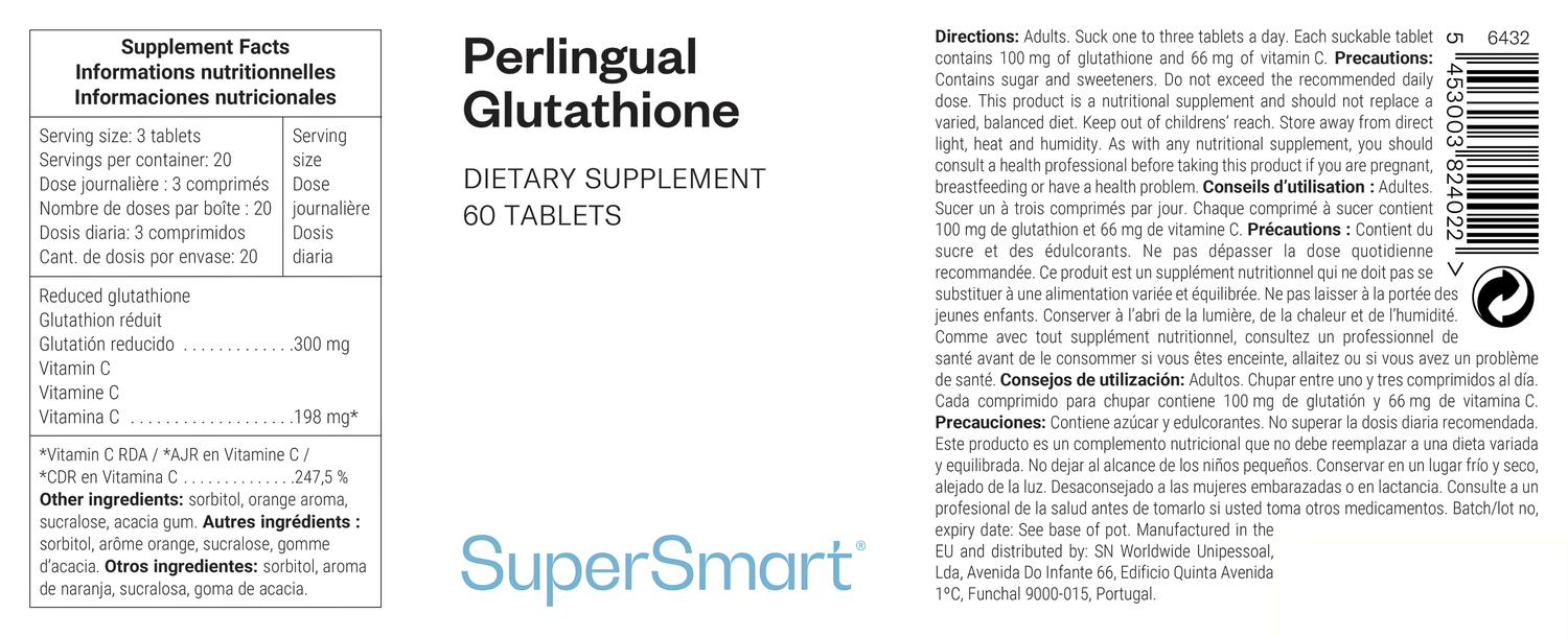 Perlingual glutathione