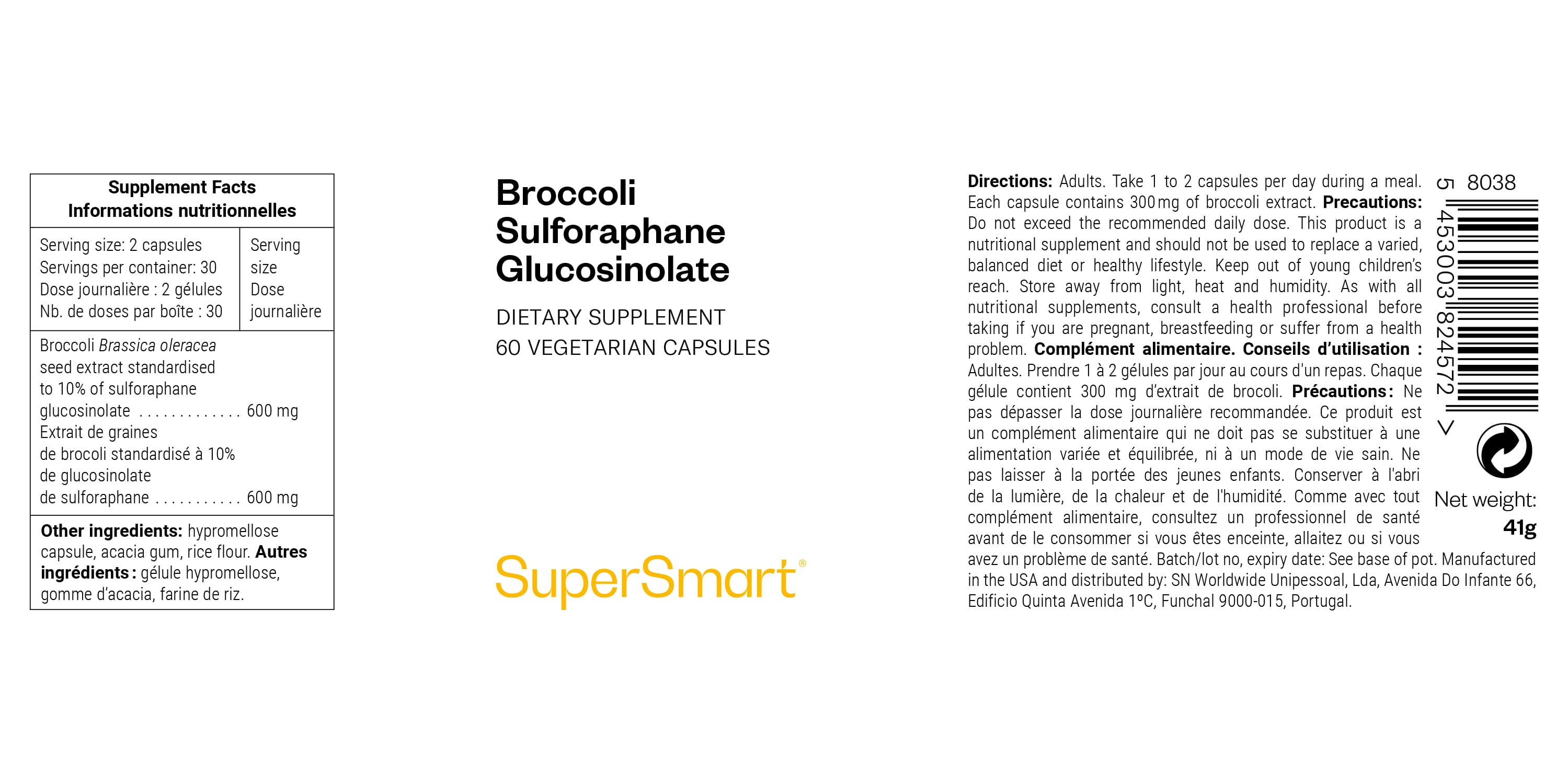 Broccoli Sulforaphane Glucosinolate