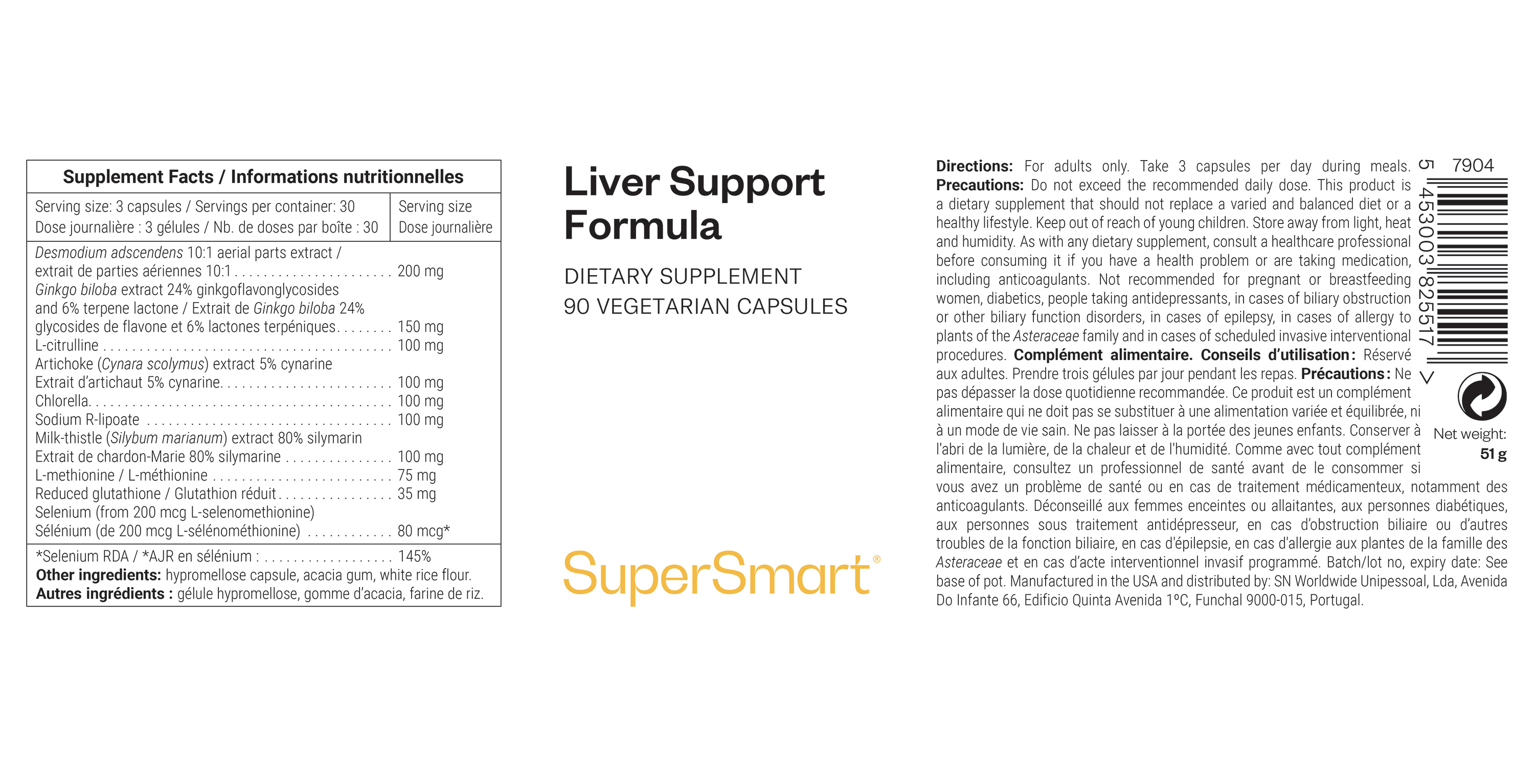 Liver Support Formula Supplement