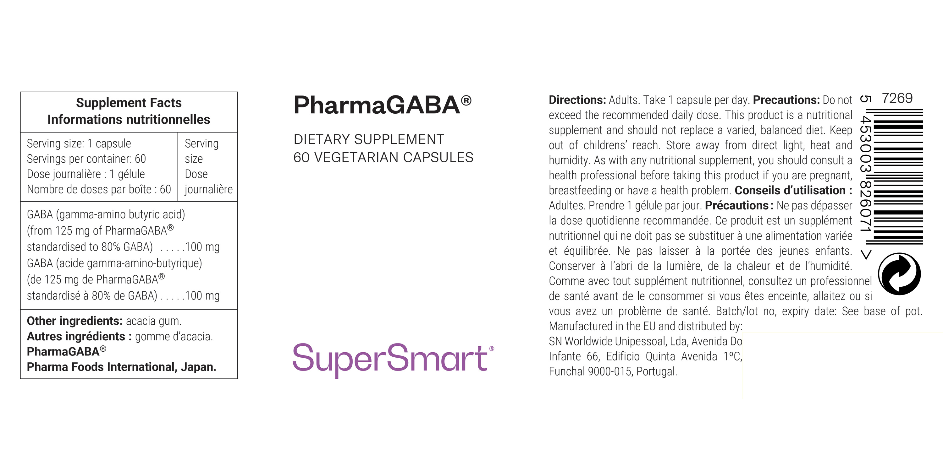 Suplemento de PharmaGABA