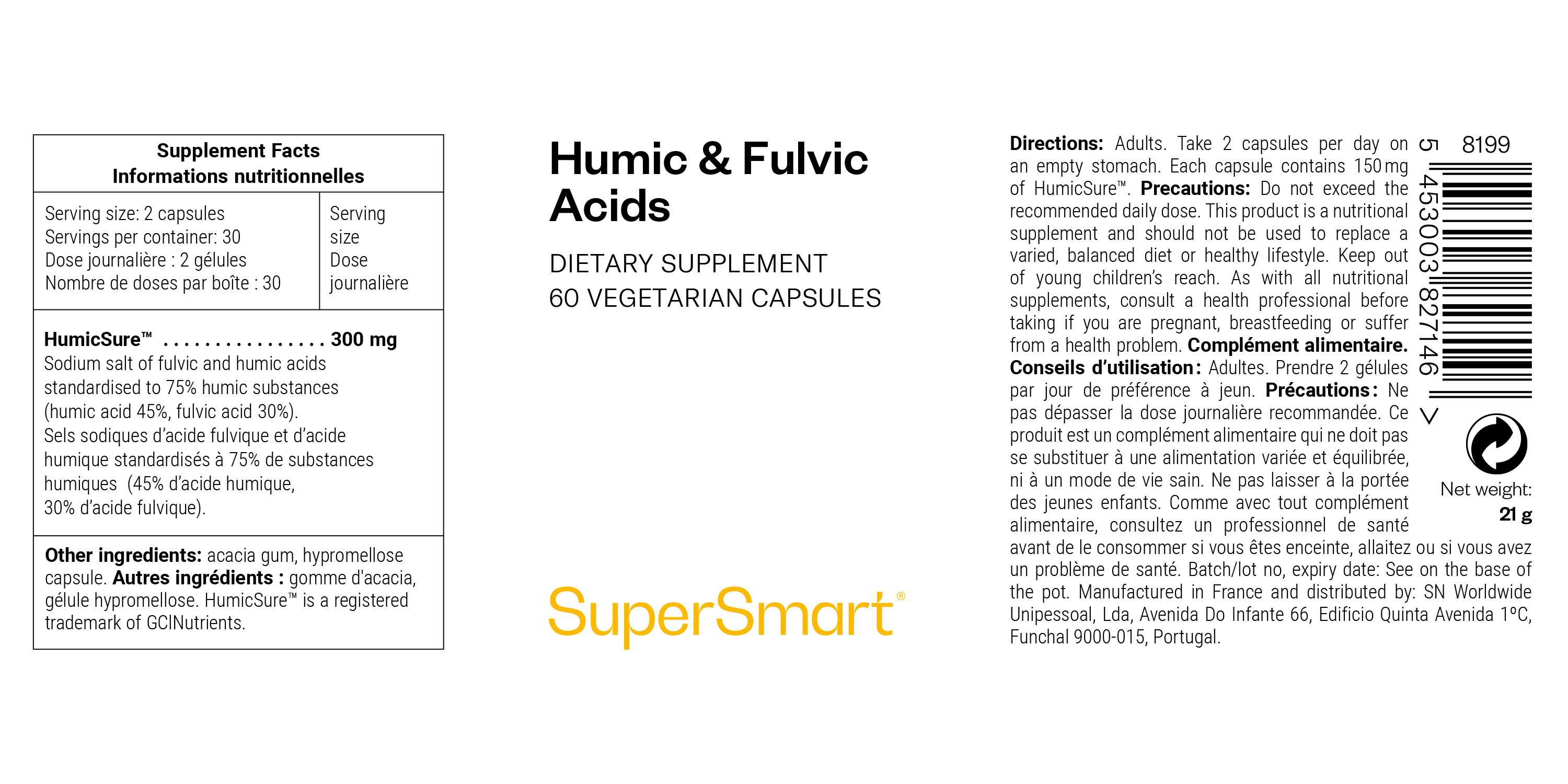 Humic & Fulvic Acids Supplement