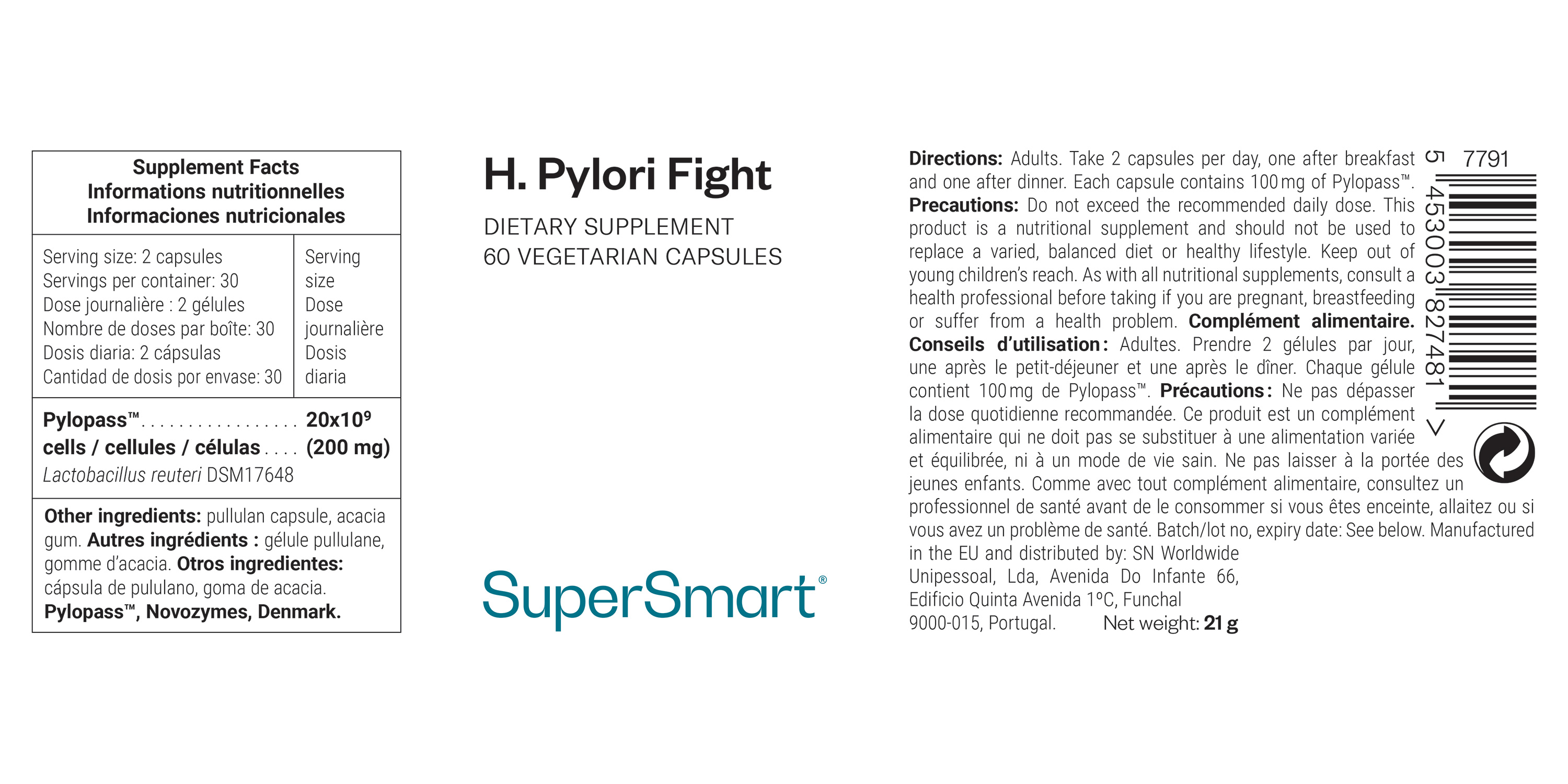 H. Pylori Fight Supplement 