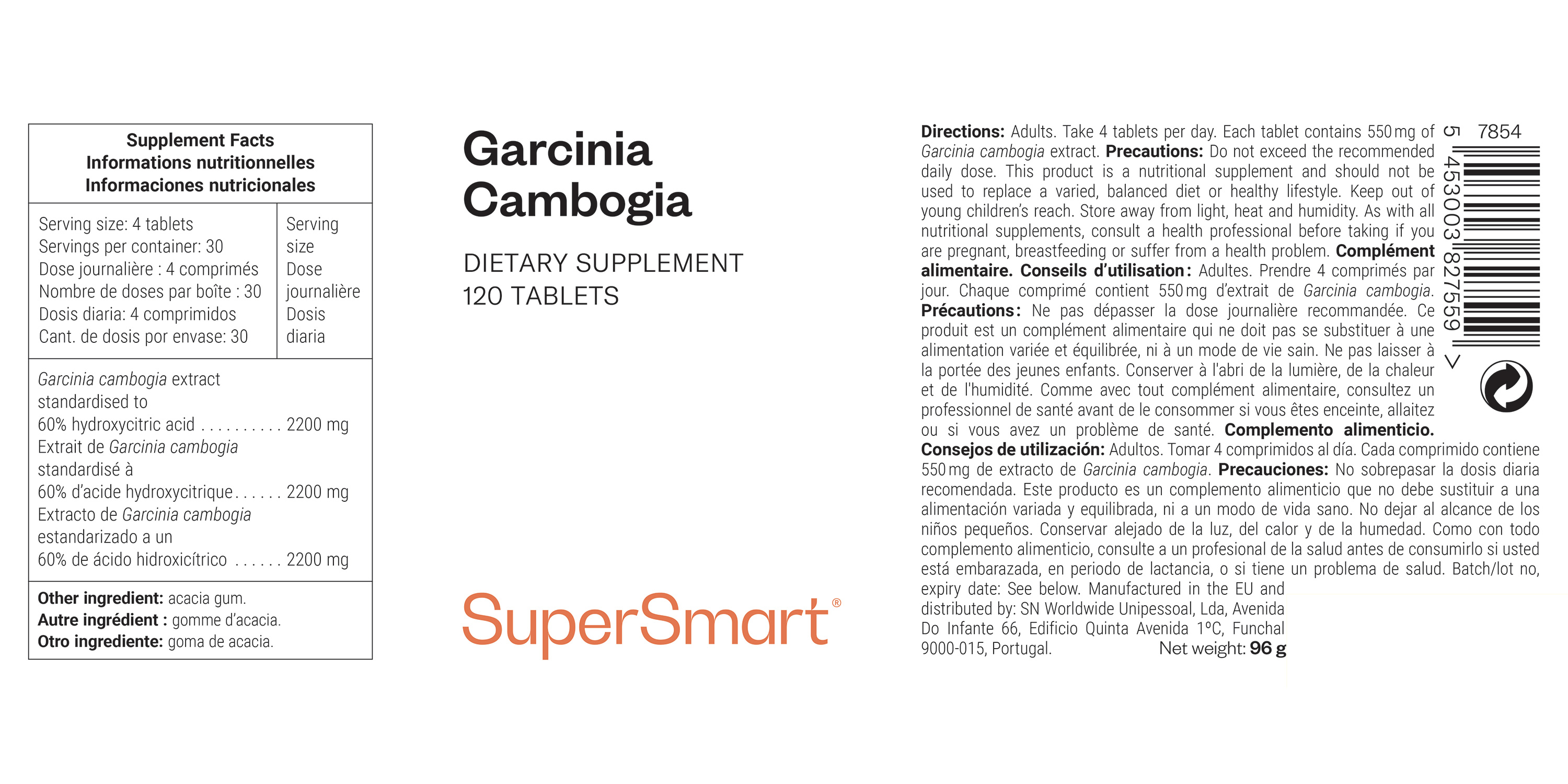 Extracto de Garcinia cambogia