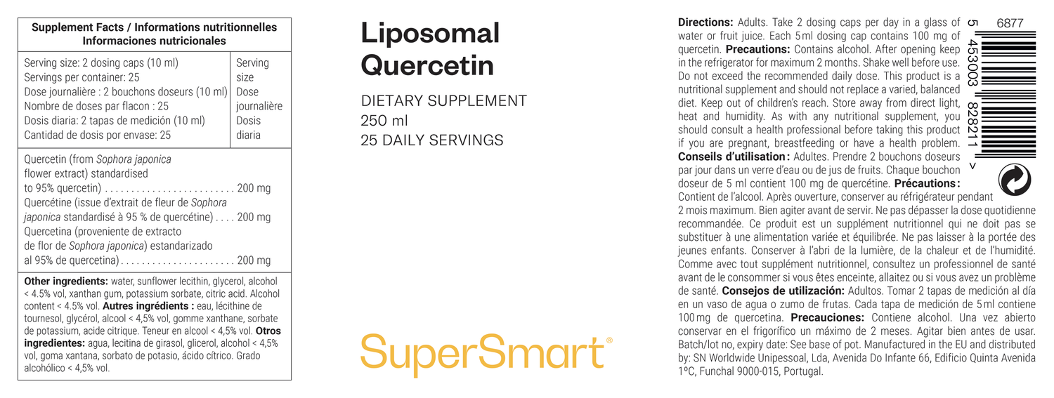 Natürliches liposomales Quercetin