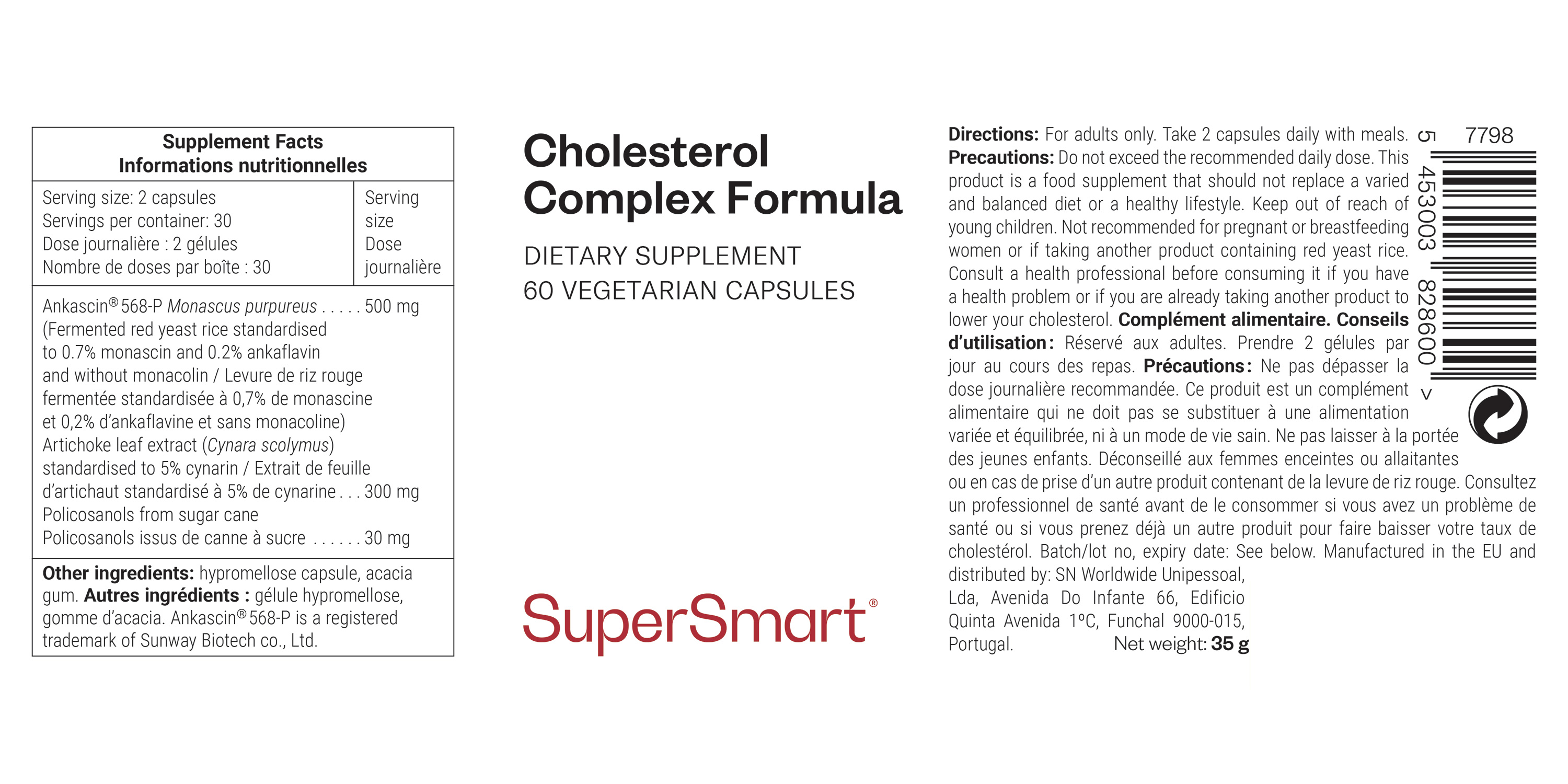 Complément alimentaire contre le cholestérol