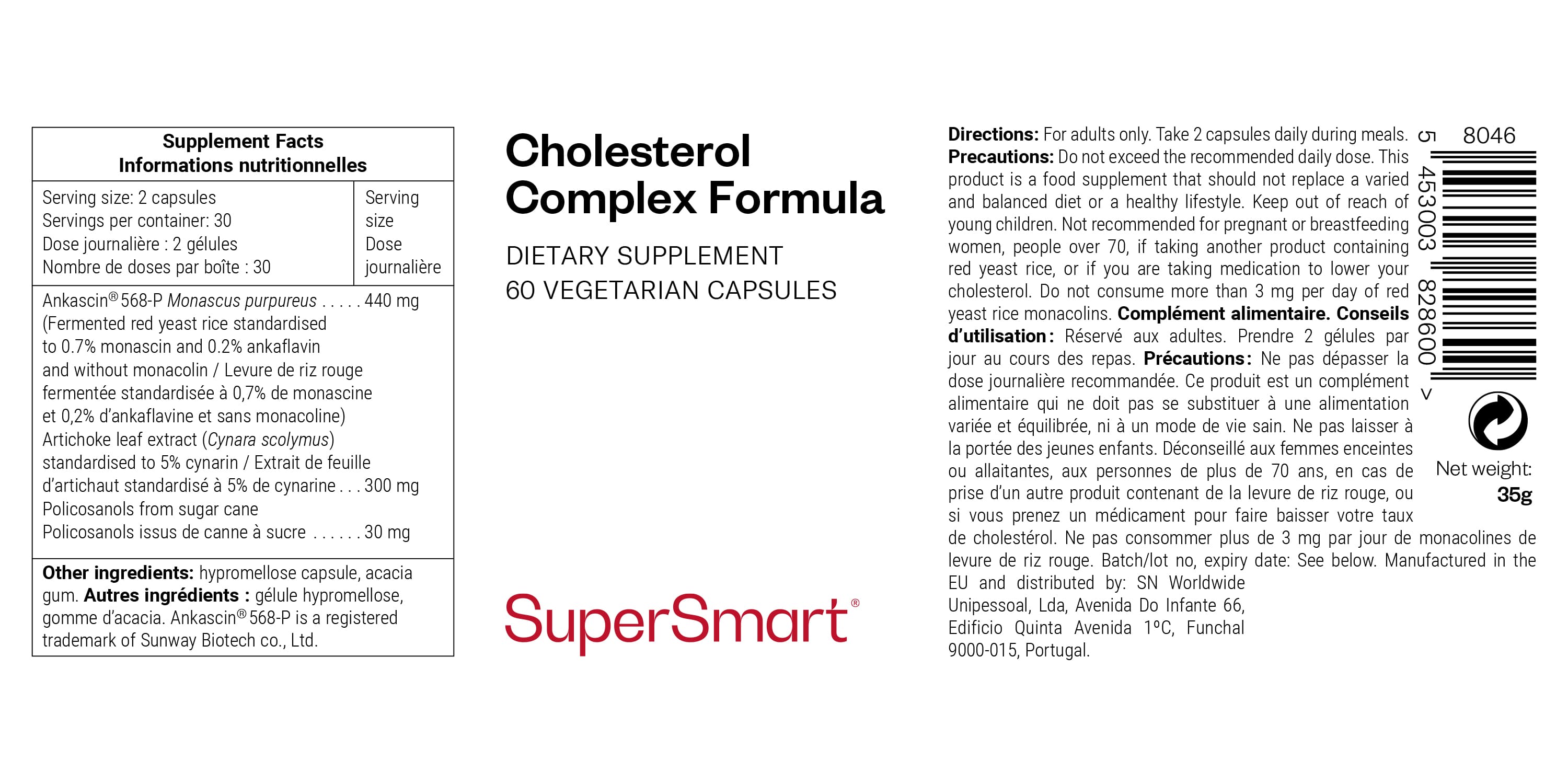 Integratore alimentare contro il colesterolo