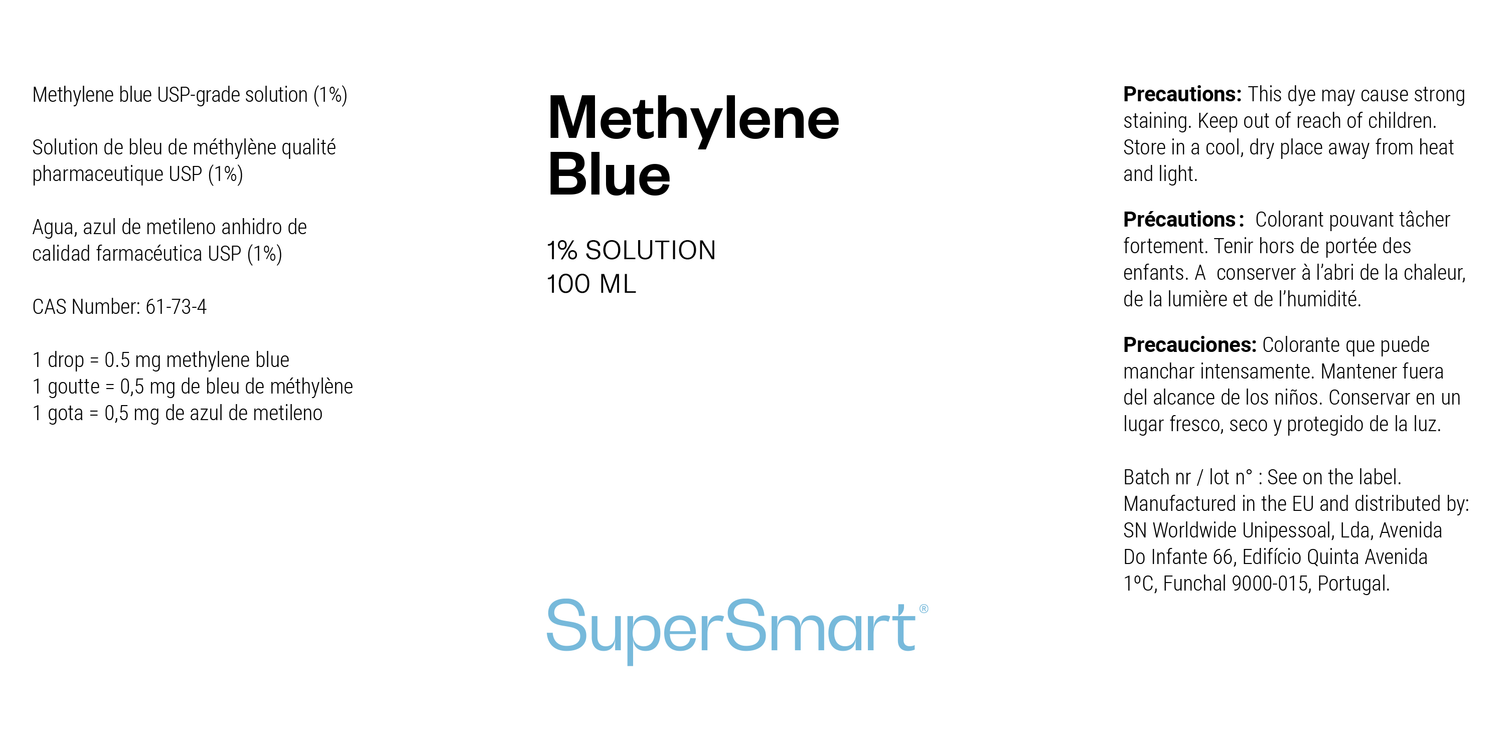 Methylene Blue pharmaceutical