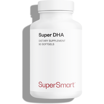 Complément alimentaire Super DHA, acides docosahexaénoïque et eicosapentaénoïque