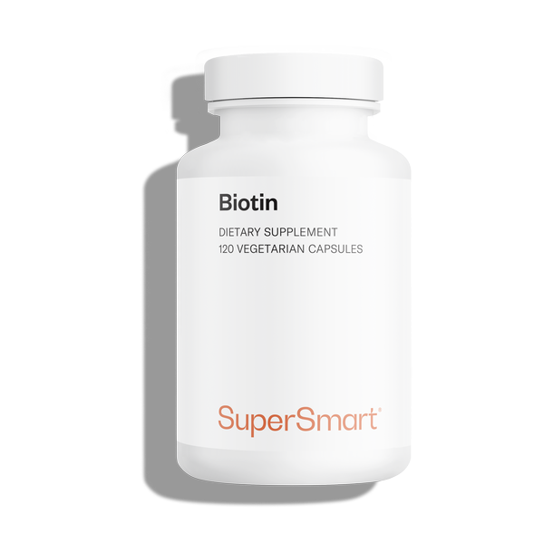Pot de complément alimentaire de biotine ou vitamine B8