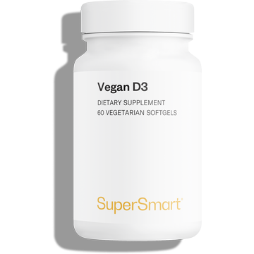 Complemento alimenticio de vitamina D vegana