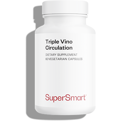 Complemento alimenticio de vid roja contra las piernas cansadas