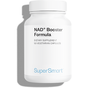 Suplemento alimentar NAD+ Booster Formula.