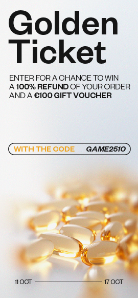Your order fully refunded + a voucher worth 100 euro