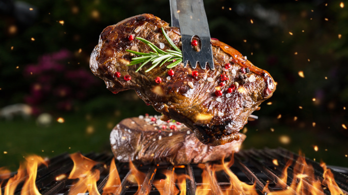 Fleisch auf dem Grill