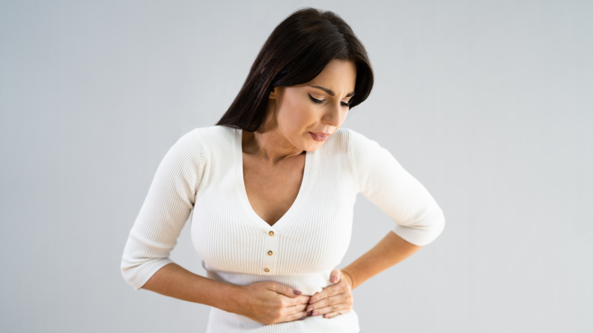 Mujer con gastroenteritis