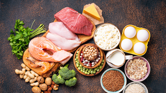 Fleisch, Fisch, Nüsse und andere Proteinquellen