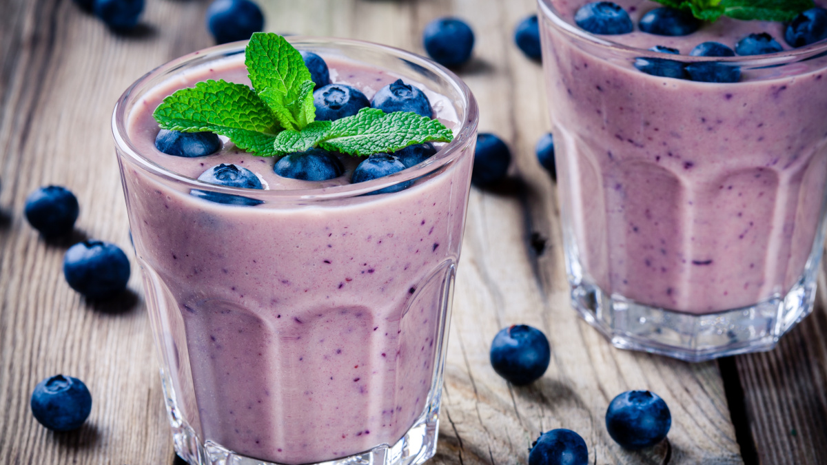 Selbstgemachter Protein-Smoothie