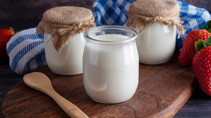 Joghurt mit hohem Gehalt an Milchsäurebakterien
